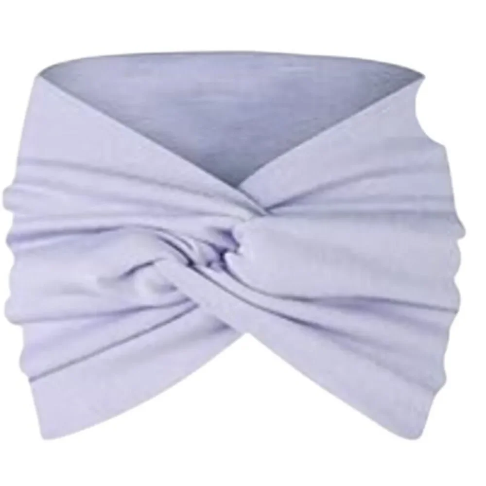 HeadBands Lavender  Wide Large Turban Boho Cloth Hairband Twisted Knot Yoga